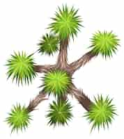 Gratis vector een yucca brevifolia