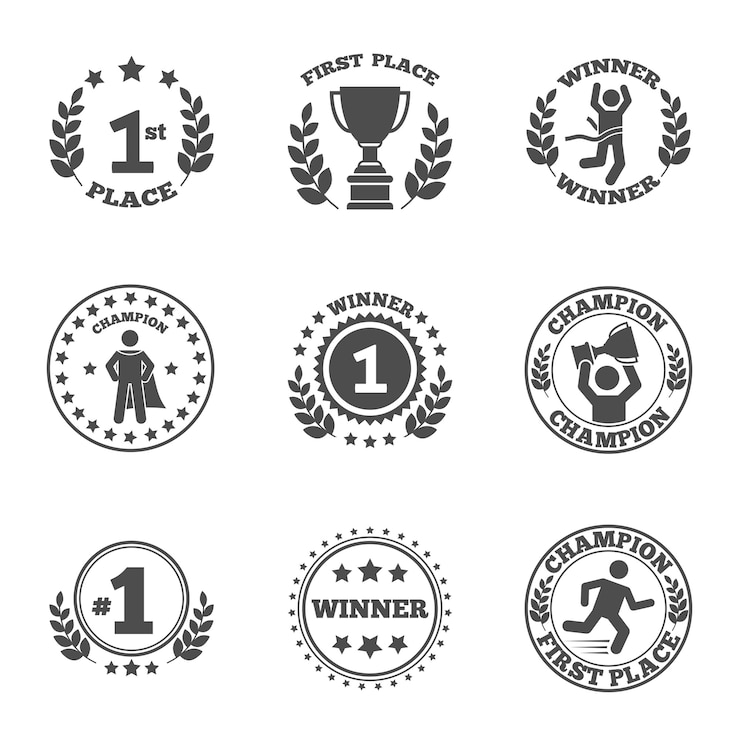 Gratis Vector eerste geplaatste pictogrammen
