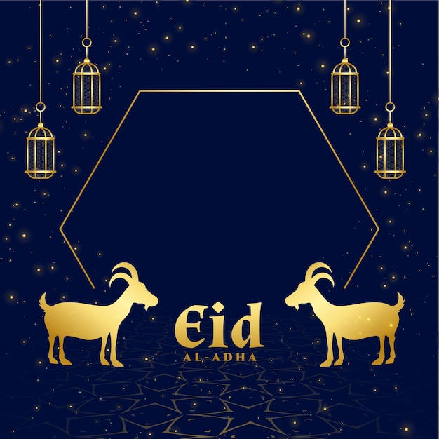 Eid al adha 2021 festivalkaart ontwerp