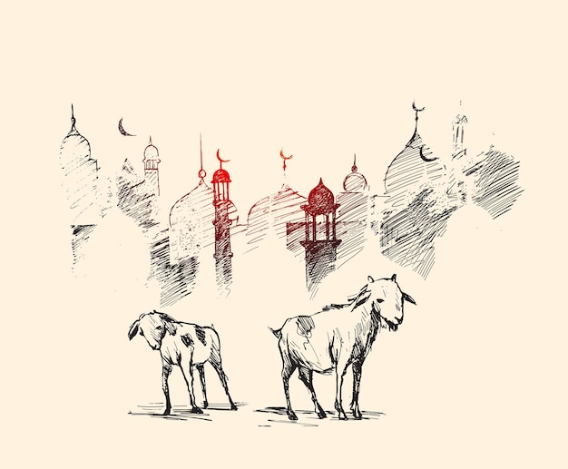 Eid alfitr Eid Mubarak Vectorillustratie