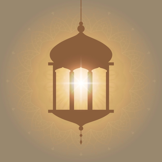 Gratis vector eid-kaart illustratie