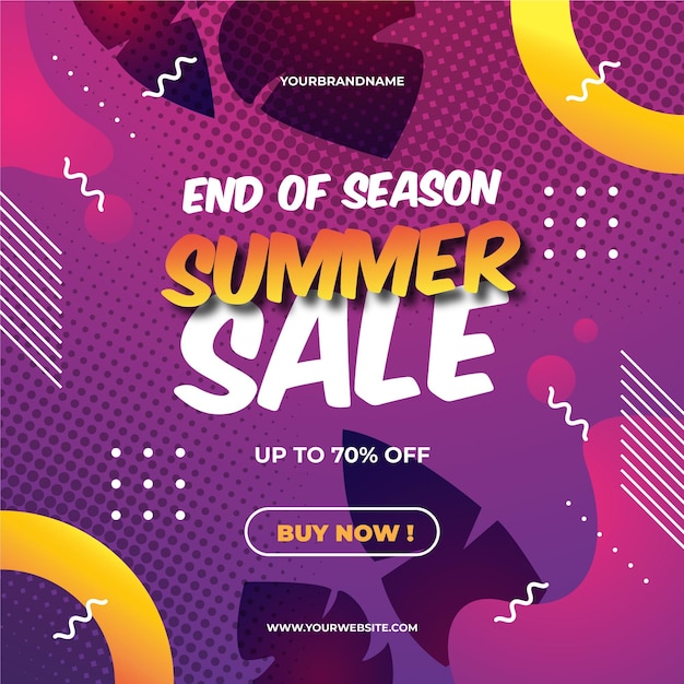Einde seizoen zomerverkoop