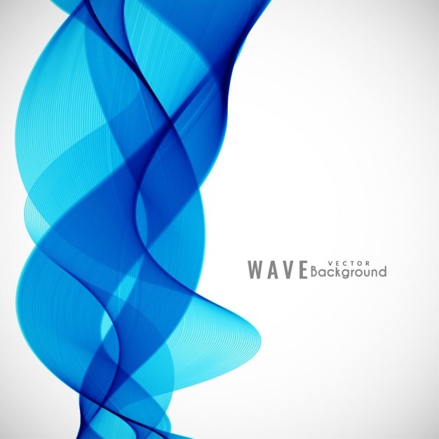 Gratis vector elegant blue wave moderne achtergrond