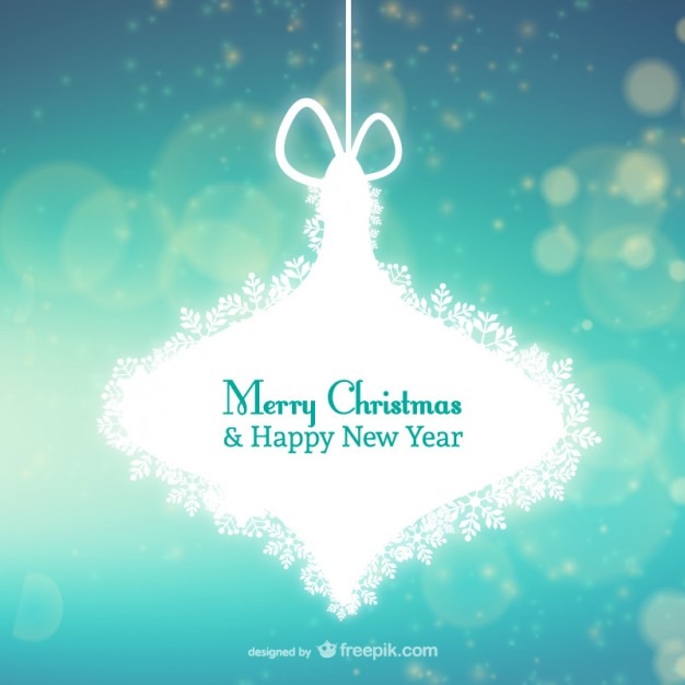 Elegant christmas card vector