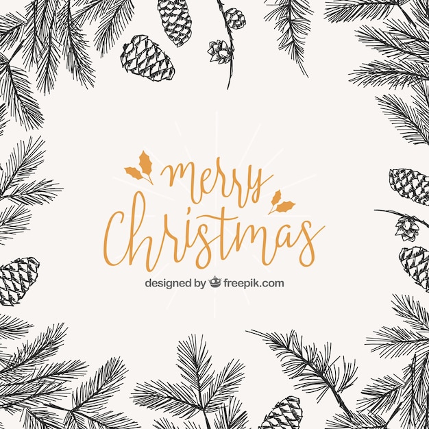 Gratis vector elegant kerstbelettering