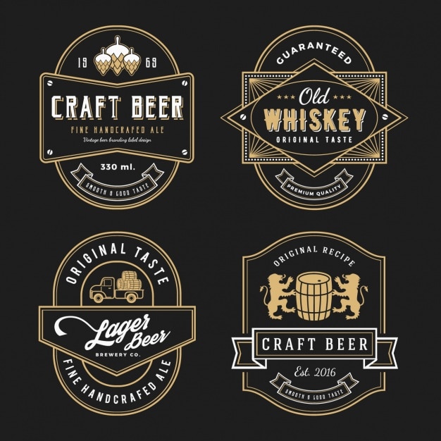Gratis Vector elegant label design