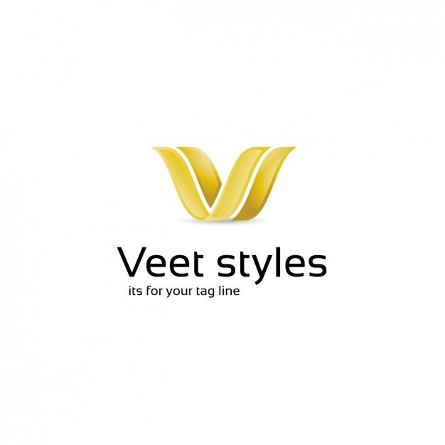 Gratis Vector elegant logo template