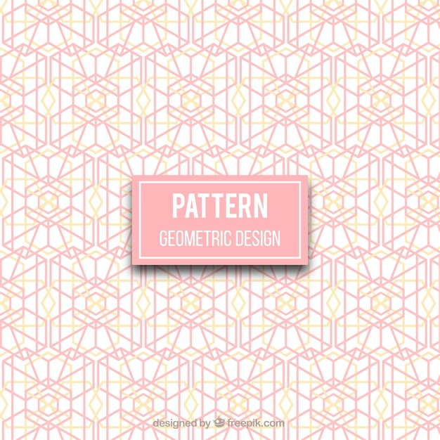 Elegant patroon met geometrisch ontwerp