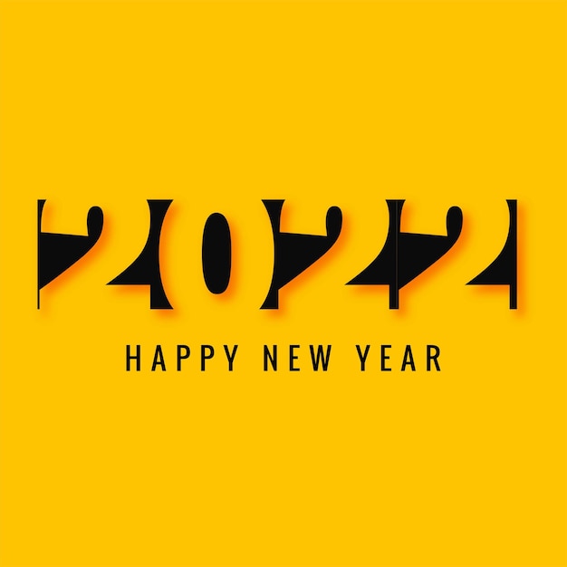 Elegante 2022 nieuwjaar creatieve tekstkaart achtergrond