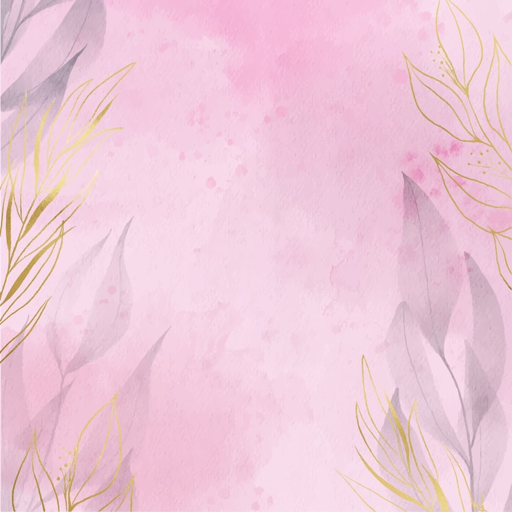 Gratis Vector elegante aquarel achtergrond met gouden folie bladeren voor groet en uitnodigingskaart ontwerp.