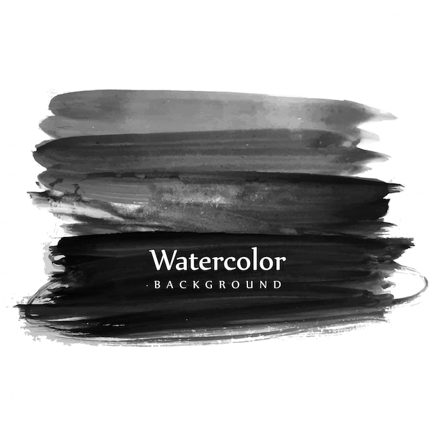 Gratis vector elegante aquarel penseelstreek achtergrond