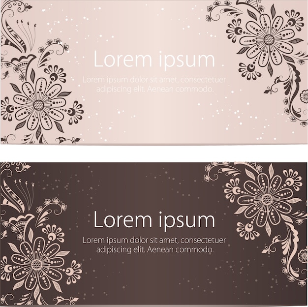 Gratis vector elegante banner sjabloon