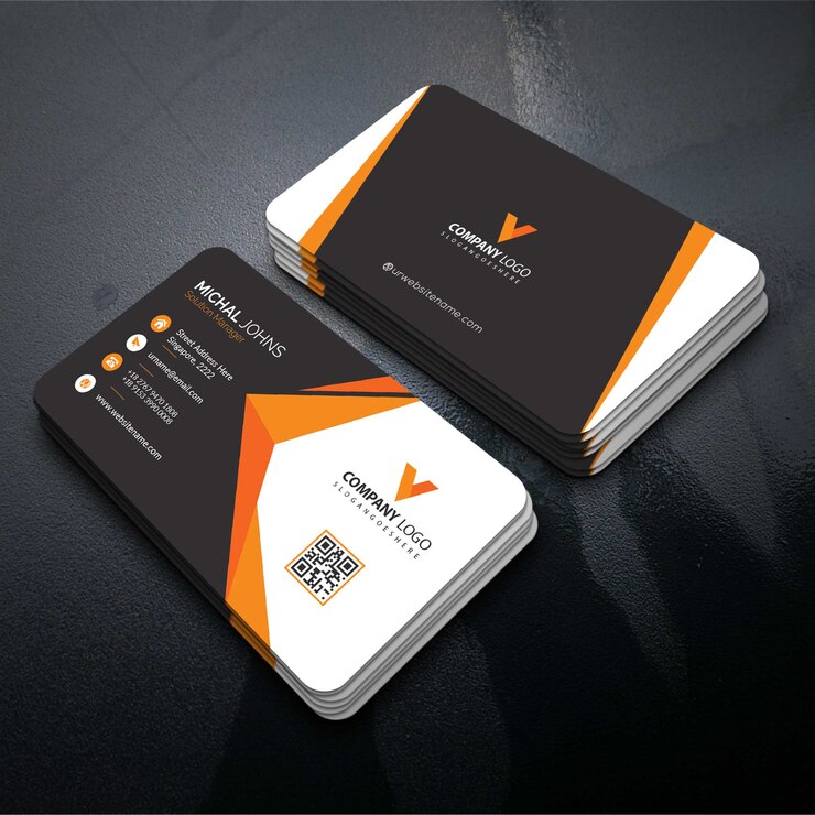 Gratis Vector elegante bedrijfskaart