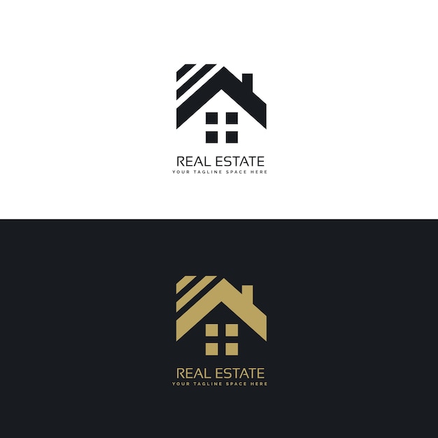 elegante logo voor vastgoedsector