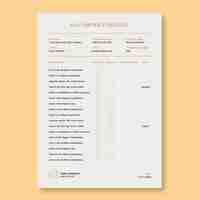 Gratis vector elegante luke lawrence onroerend goed checklist