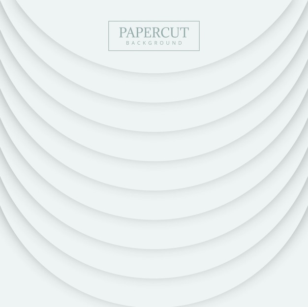 Elegante Papercut-cirkel van de vormcirkel achtergrond