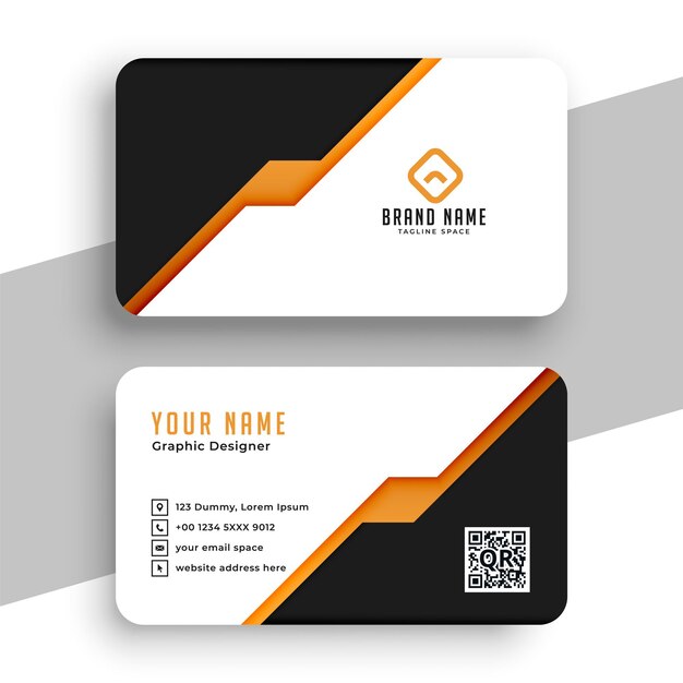 elegante professionele visitekaartjes lay-out voor kantoorbusiness