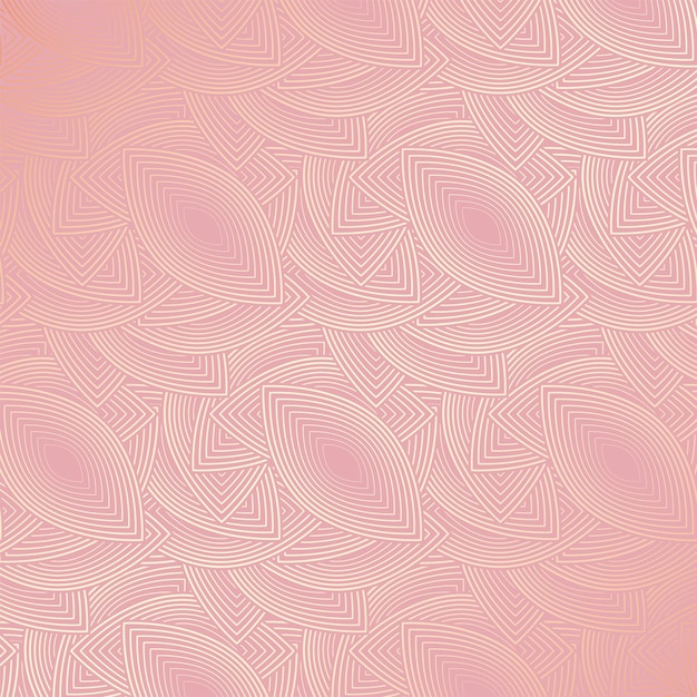 Elegante roségouden achtergrond met lineair ontwerp
