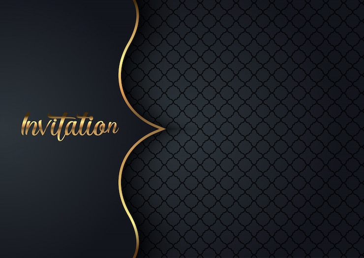 Gratis Vector elegante uitnodigingsachtergrond