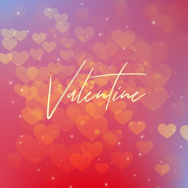 Gratis vector elegante valentijnsverloopachtergrond met verlichtingseffect