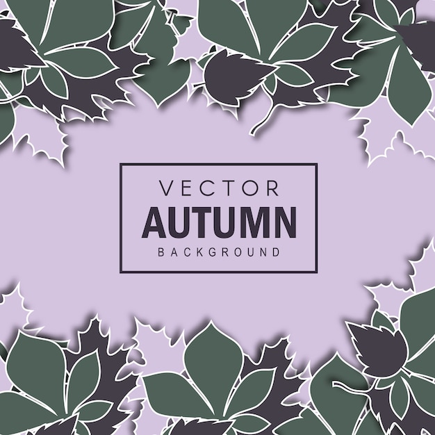 Elegante vector herfst achtergrond