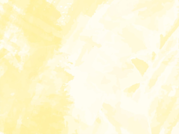 Elegante zachte gele aquarel textuur achtergrond vector