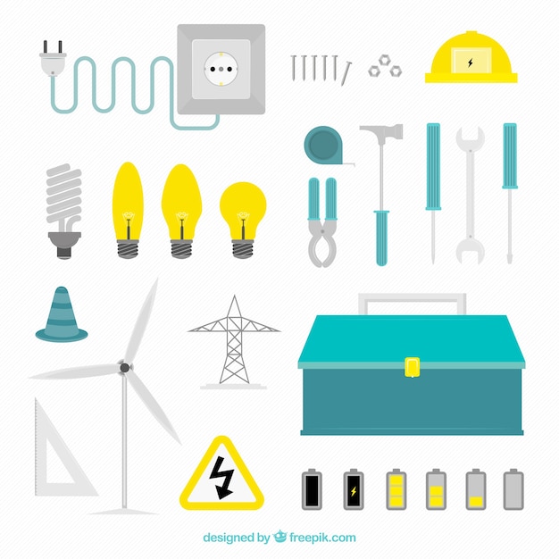 Elektriciteit icons