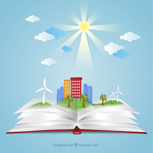 Gratis vector energie boek