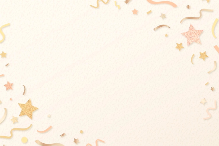 Gratis Vector esthetische frame achtergrond, feestelijke viering met linten vector