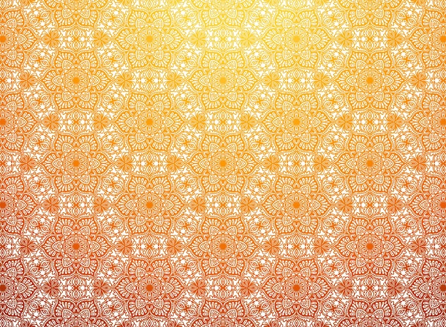 Gratis vector etnische decoratieve kleurrijke bloemen mandala patroon achtergrond