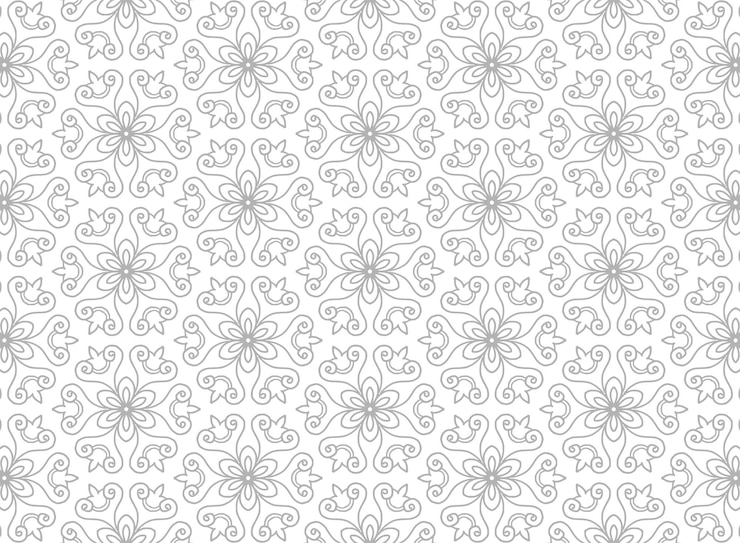 Gratis Vector etnische naadloze bloemmotief achtergrond