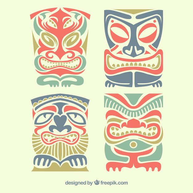 Etnische pak tki maskers