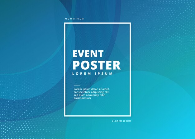 Evenement Poster Abstract