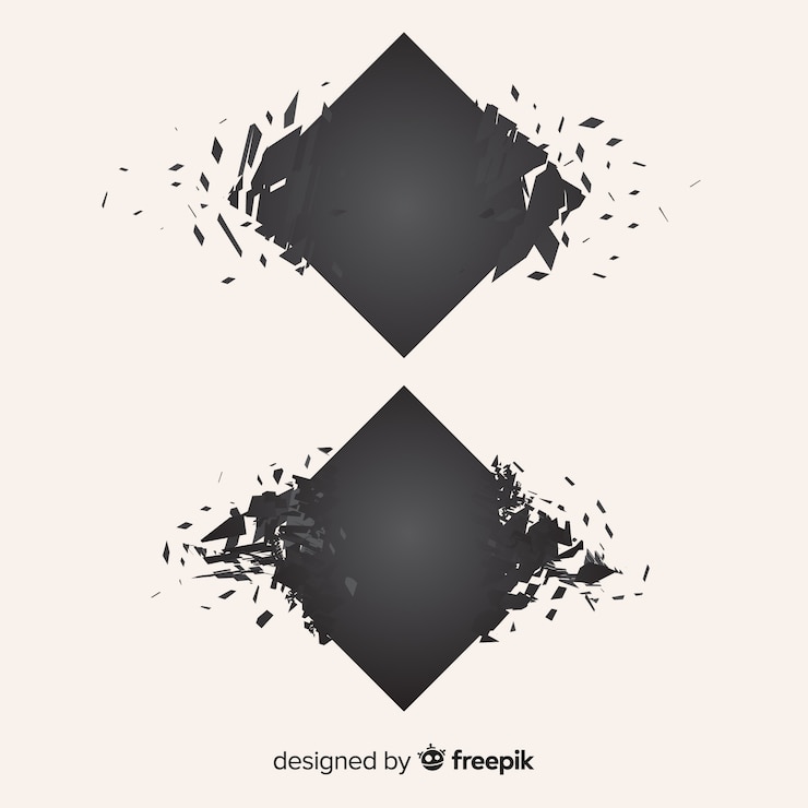 Gratis Vector explosiebanners
