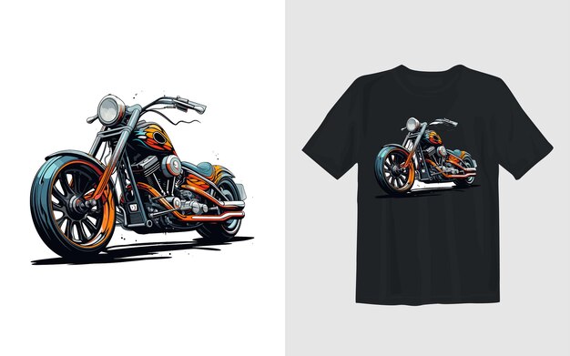 Extreme crossmotor cartoon vector illustratie biker t shirt design