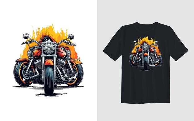 Extreme dirt bike cartoon vector illustratie biker t shirt ontwerp