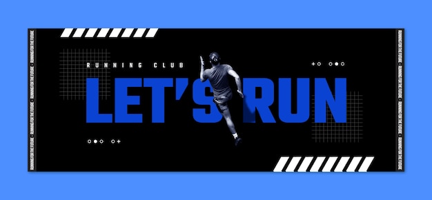 Facebook cover van de hardloopclub