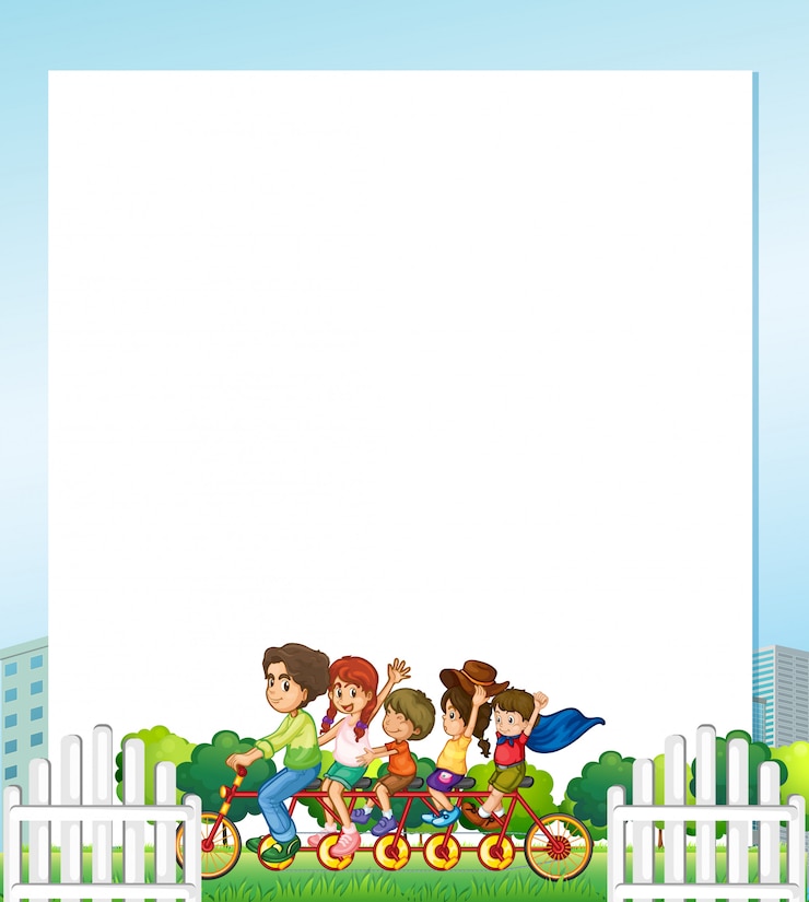 Gratis Vector familie in park achtergrondillustratie
