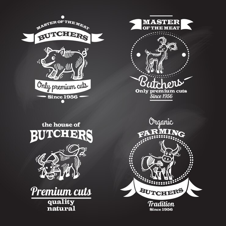 Gratis Vector farmlabelset