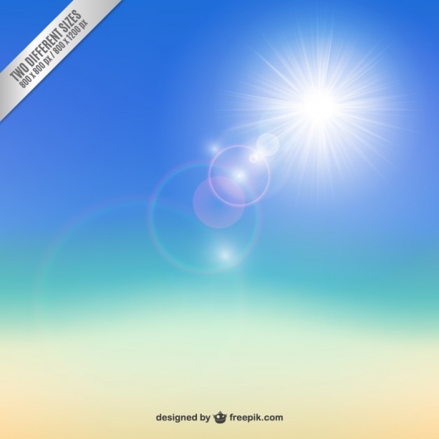 Gratis vector felle zon achtergrond