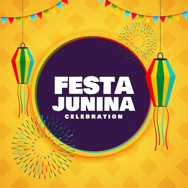 Festa Junina-festival decoratief ontwerp als achtergrond