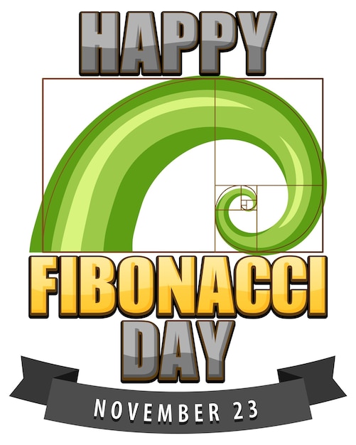 Fibonacci dag posterontwerp