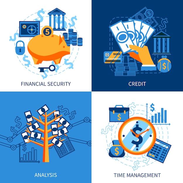 Gratis vector financiën concept