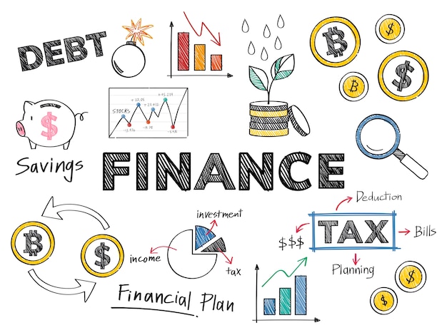 Gratis vector financiering en financiële prestaties concept illustratie