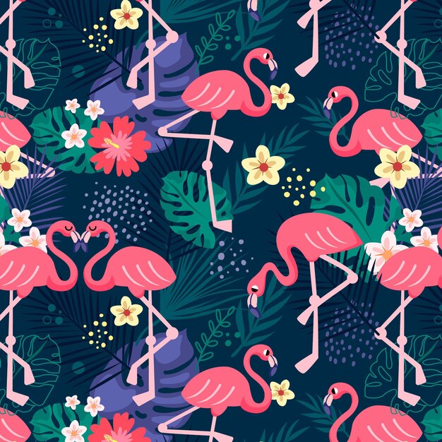 Flamingo patroon collectie