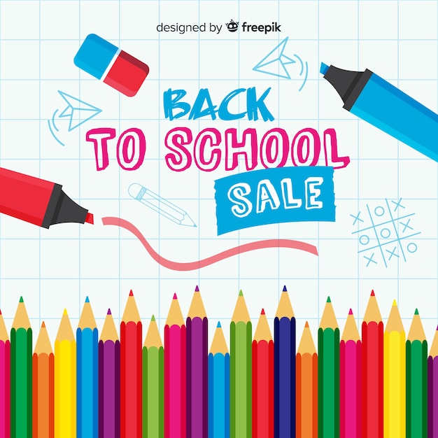 Flat back to school sales