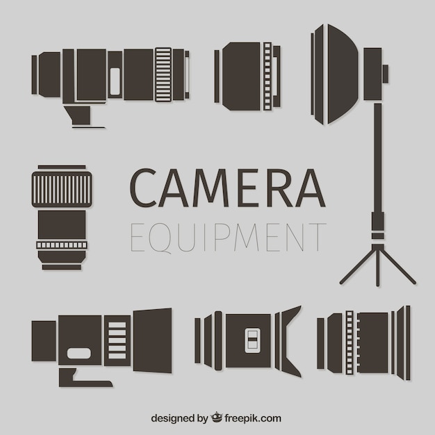 Flat camera equiment