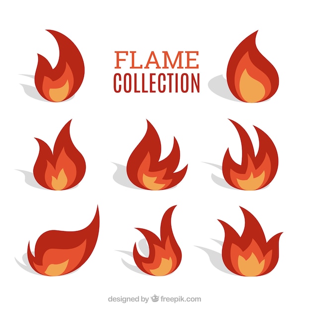 Flat flame collectie