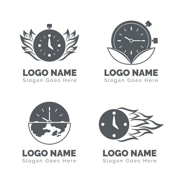 Flat horloge logo collectie