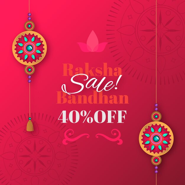 Flat raksha bandhan verkoop